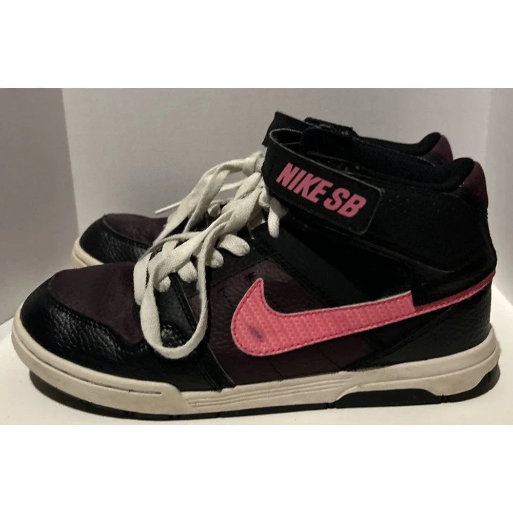 Nike SB Morgan Mid 2 JR B Shoes Pink Blast/Dark Gray 645025 060 Youth Size 5.5‎